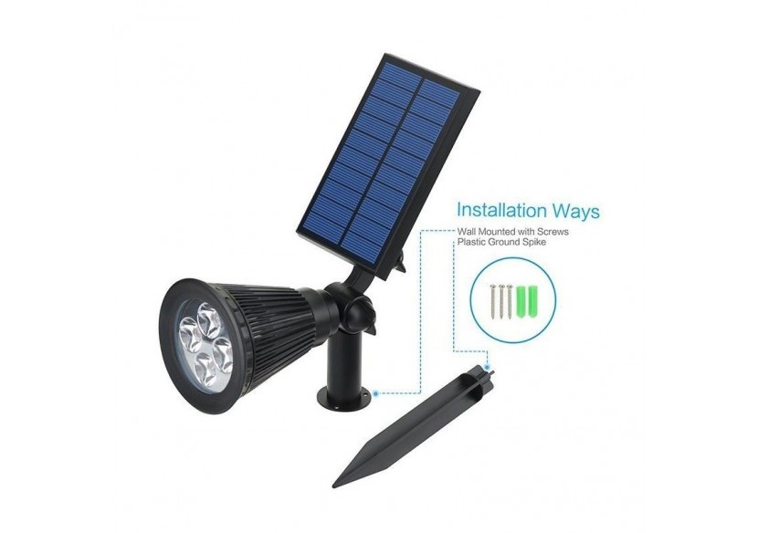 Spot solaire sur piquet de jardin 2W 3000K - SLB10 - Barcelona LED