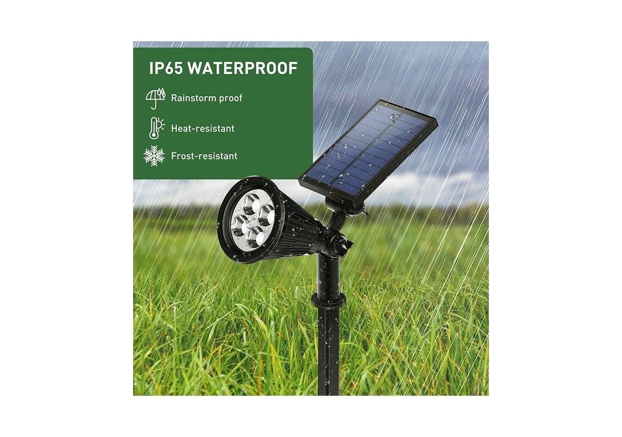 Spot solaire sur piquet de jardin 2W 3000K - SLB10 - Barcelona LED