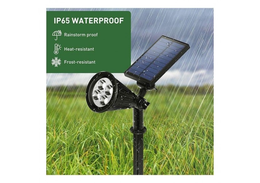 Spot solaire sur piquet de jardin 2W 3000K - SLB10 - Barcelona LED