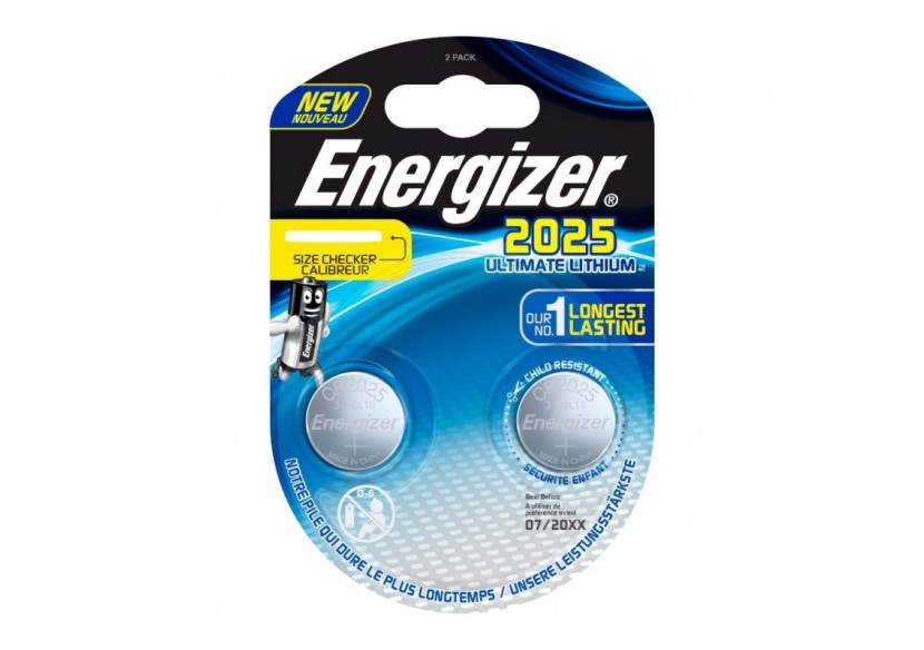 Pile Energizer CR2025 Lithium Performance 3V Blister 2 U - E301319400 - Barcelona LED Pile Energizer CR2025 Lithium Performance 3V Blister 2 U - E301319400 - Barcelona LED