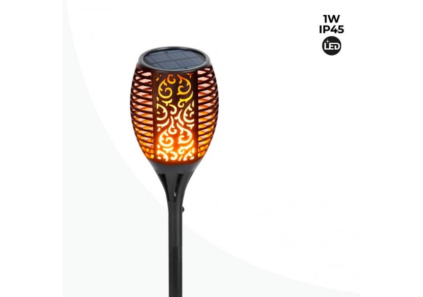 Flambeau solaire LED avec ampoule effet feu - SL10 - Barcelona LED Flambeau solaire LED avec ampoule effet feu - SL10 - Barcelona LED