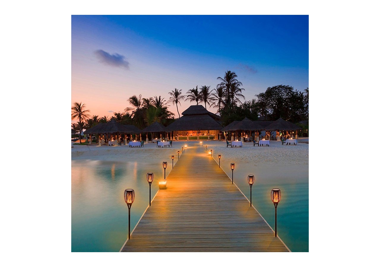 Flambeau solaire LED avec ampoule effet feu - SL10 - Barcelona LED