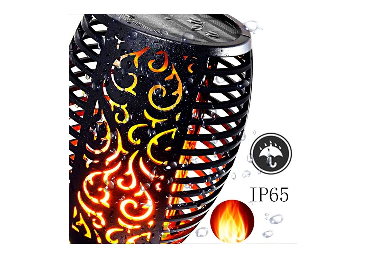 Flambeau solaire LED avec ampoule effet feu - SL10 - Barcelona LED