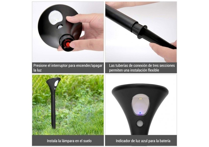 Spot Solaire Extérieur avec Détecteur de Mouvement - SL03 - Barcelona LED