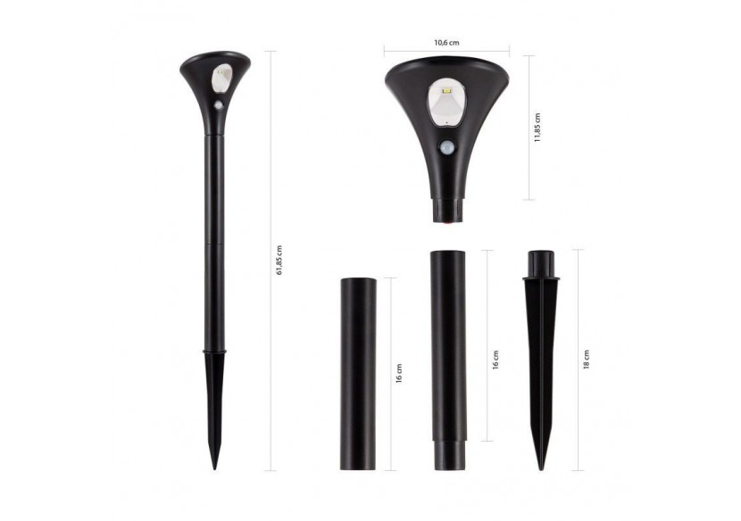 Spot Solaire Extérieur avec Détecteur de Mouvement - SL03 - Barcelona LED