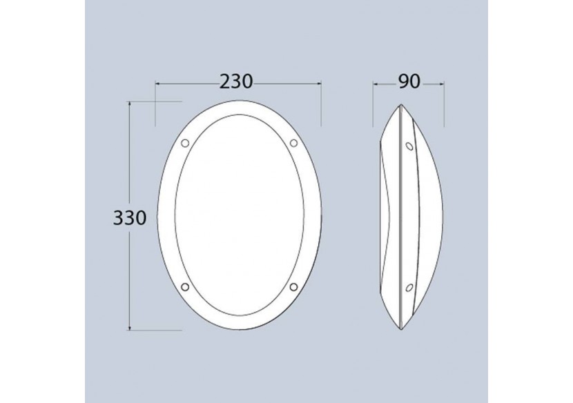 Applique murale FUMAGALLI Maddi E27 IP66 - 1V3.000.000.LYE27 - Barcelona LED