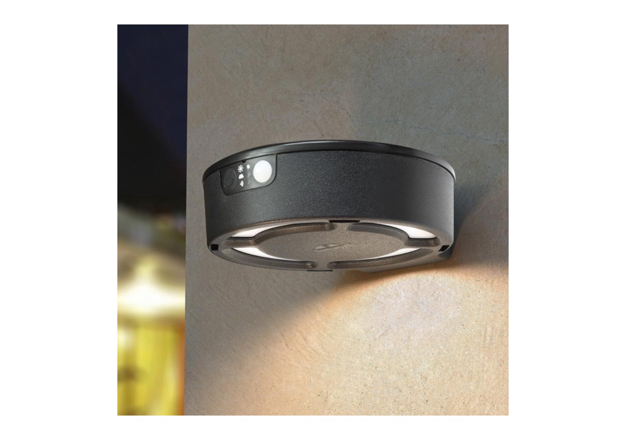 Applique solaire CCT "Fortunato" avec capteur Fumagalli - FO1.000.000.A0S1K - Barcelona LED