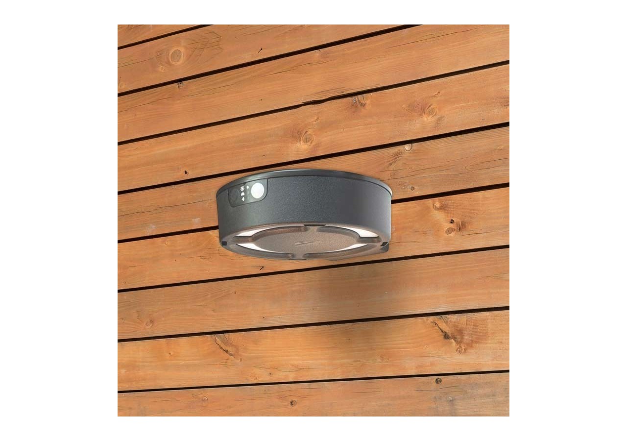 Applique solaire CCT "Fortunato" avec capteur Fumagalli - FO1.000.000.A0S1K - Barcelona LED