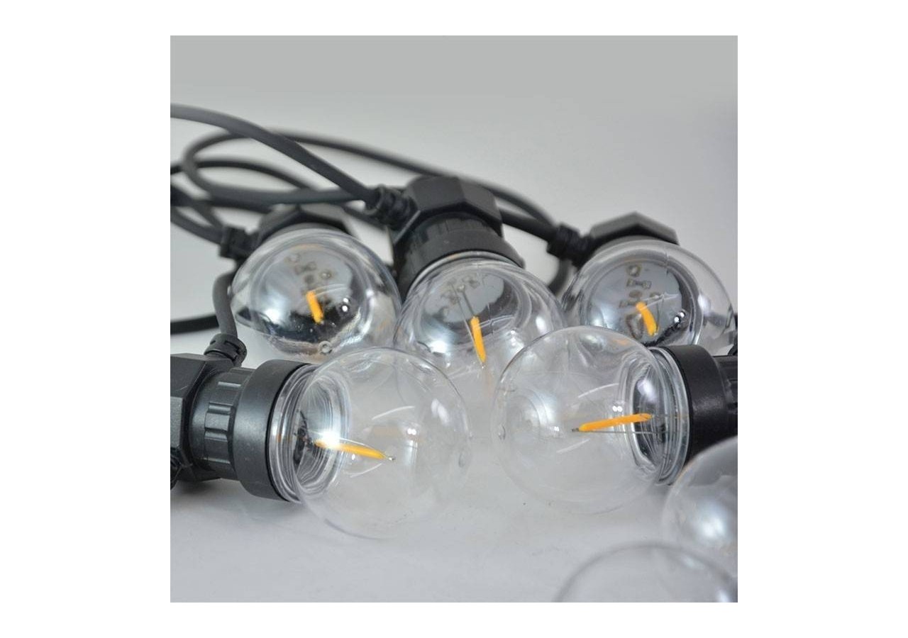 Guirlande lumineuse LED 10 ampoules intégrées-8m - L2000-N-BC - Barcelona LED