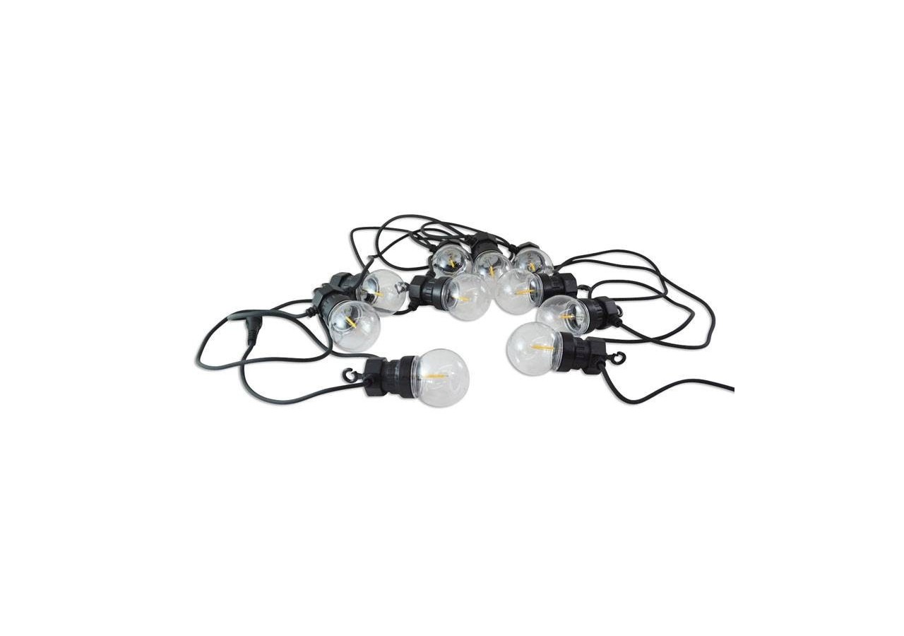 Guirlande lumineuse LED 10 ampoules intégrées-8m - L2000-N-BC - Barcelona LED