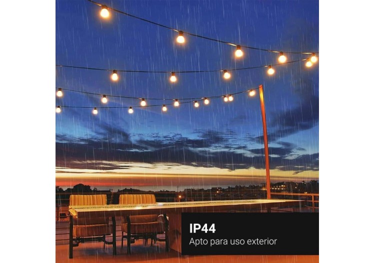 Guirlande solaire LED 8m avec batterie et 10 ampoules intégrées - SL22 - Barcelona LED 2