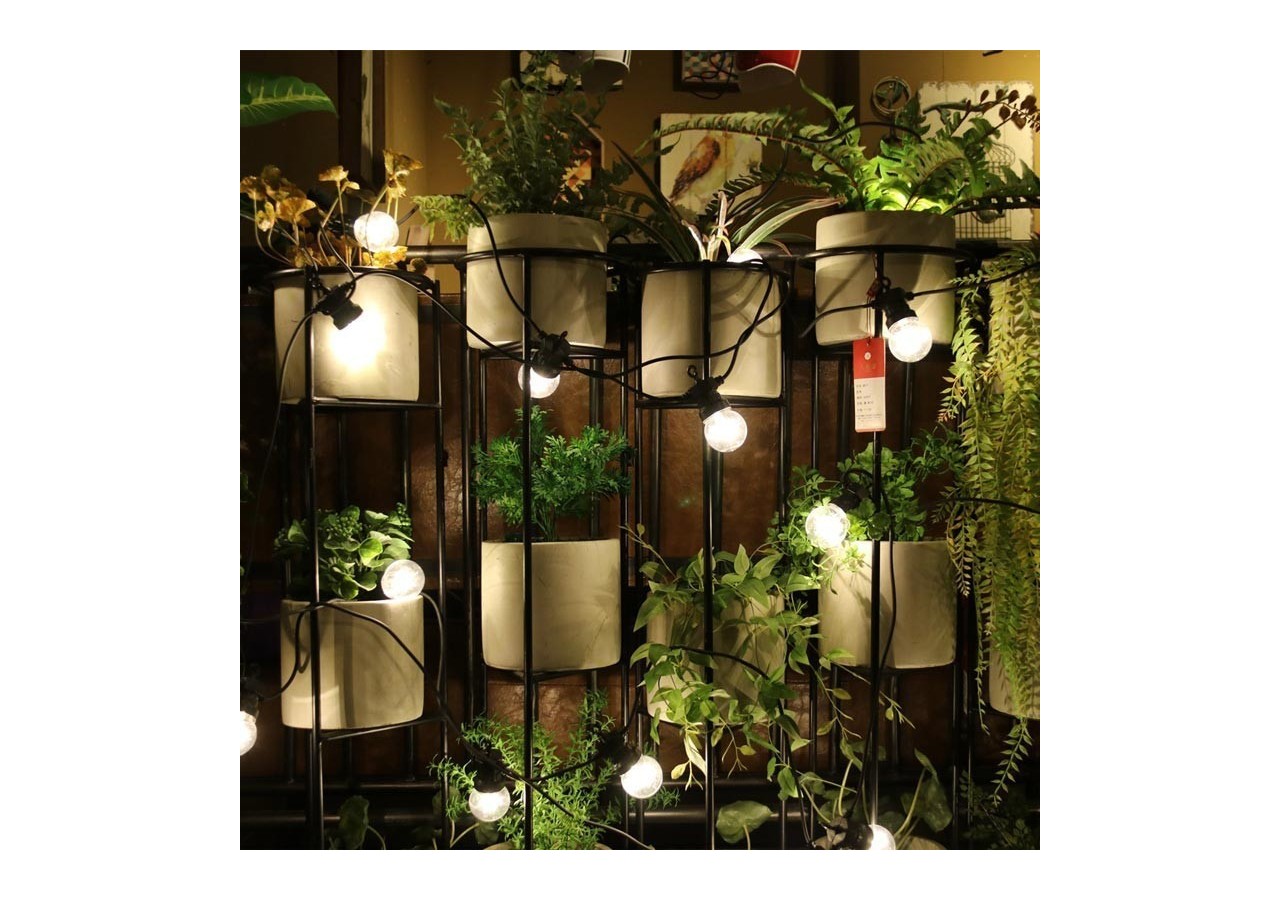 Guirlande solaire LED 8m avec batterie et 10 ampoules intégrées - SL22 - Barcelona LED