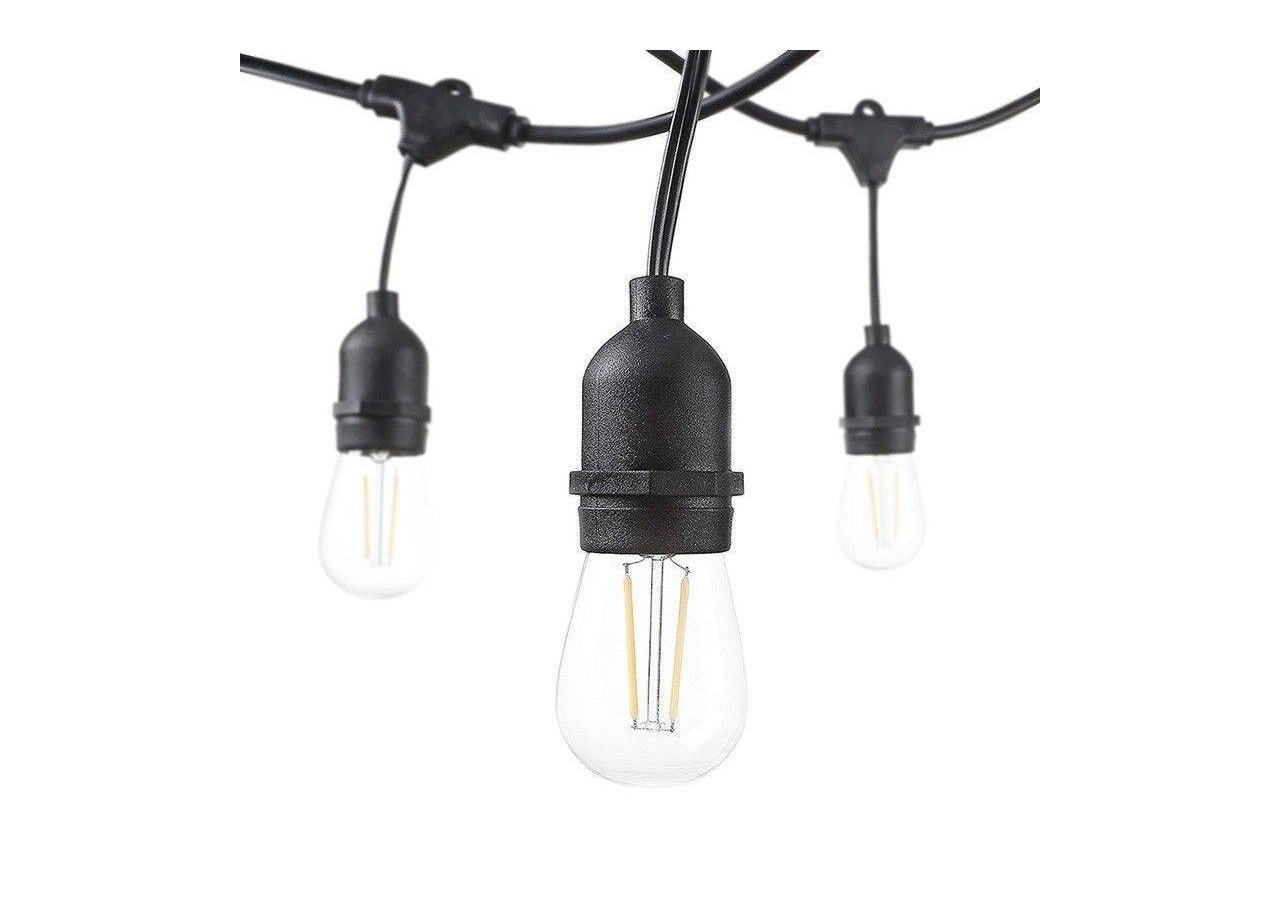 Guirlande extérieure connectable en série-IP65-6,5m-10 x E27 - L1800-5 - Barcelona LED