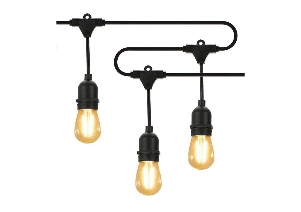 Guirlande extérieure connectable en série-IP65-6,5m-10 x E27 - L1800-5 - Barcelona LED