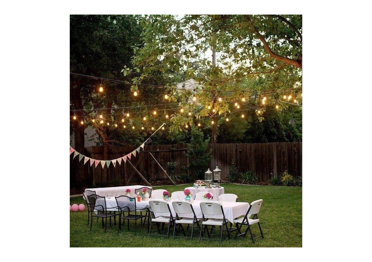 Guirlande extérieure connectable en série-IP65-6,5m-10 x E27 - L1800-5 - Barcelona LED