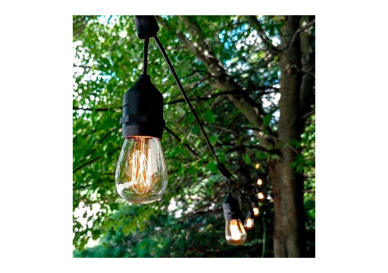 Guirlande extérieure connectable en série-IP65-6,5m-10 x E27 - L1800-5 - Barcelona LED