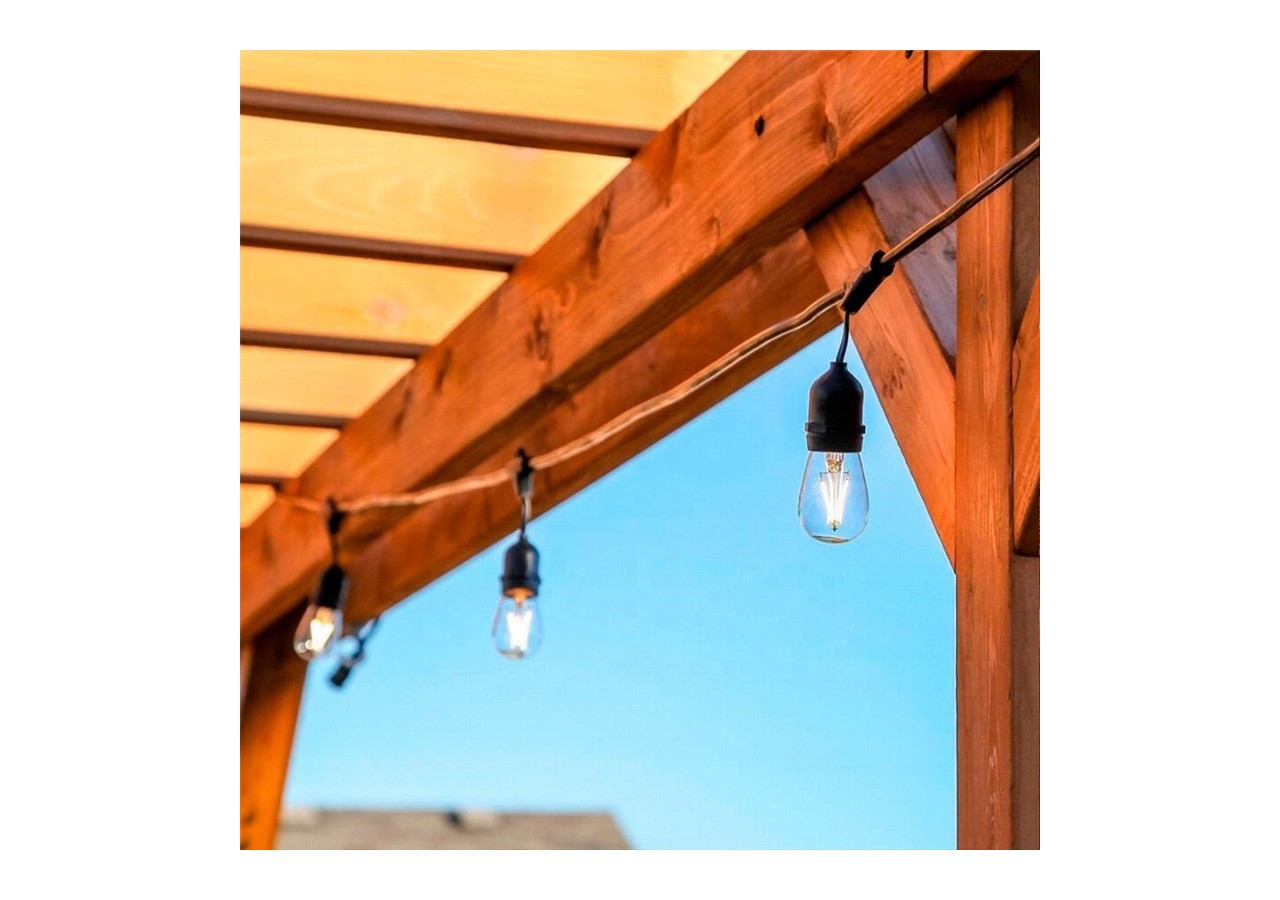 Guirlande extérieure connectable en série-IP65-6,5m-10 x E27 - L1800-5 - Barcelona LED