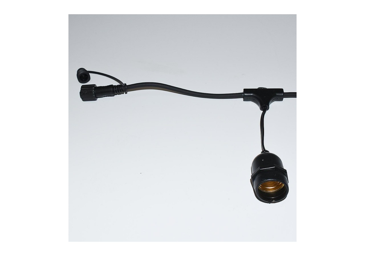 Guirlande extérieure connectable en série-IP65-6,5m-10 x E27 - L1800-5 - Barcelona LED