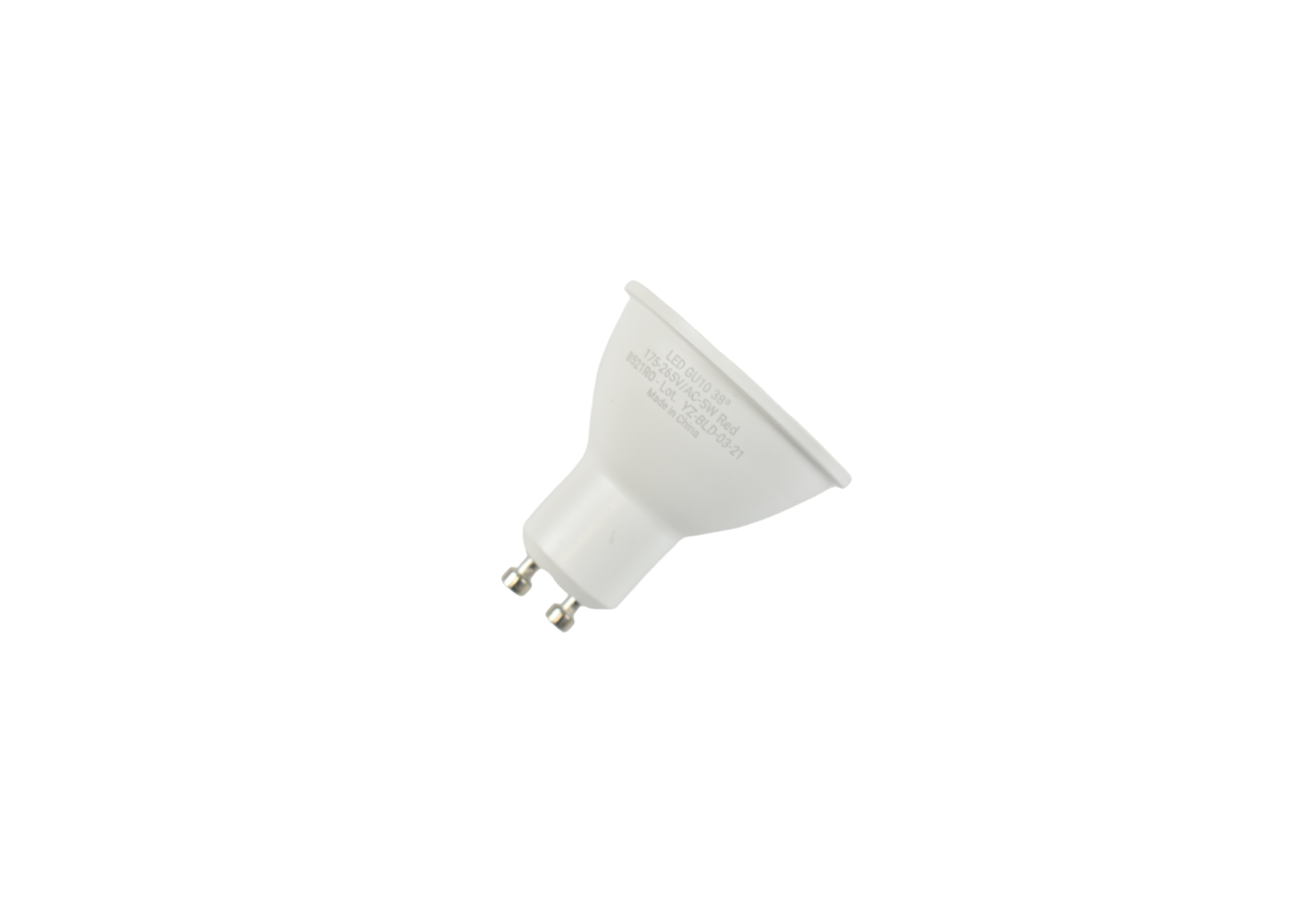 Ampoule LED GU10 5W couleurs COB - B521RO - Barcelona LED