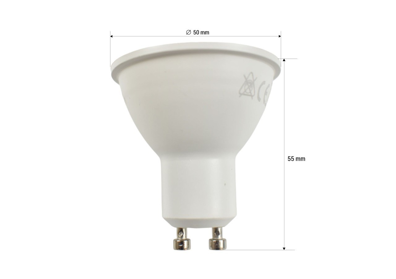 Ampoule LED GU10 5W couleurs COB - B521RO - Barcelona LED