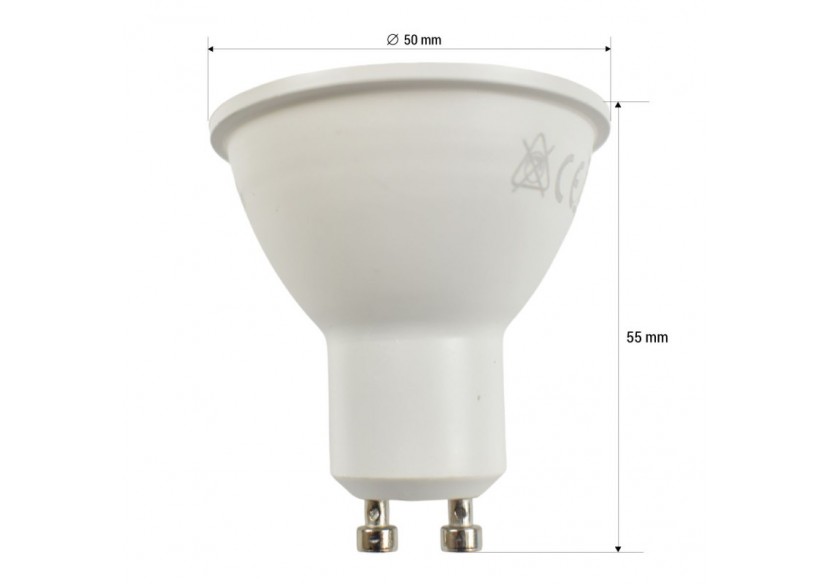 Ampoule LED GU10 5W couleurs COB - B521RO - Barcelona LED Ampoule LED GU10 5W couleurs COB - B521RO - Barcelona LED