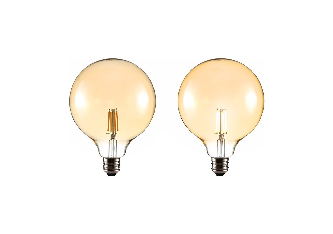Ampoule LED E27 6W G125 Filament "Vintage Gold" - BFD1-G125E27-G - Barcelona LED