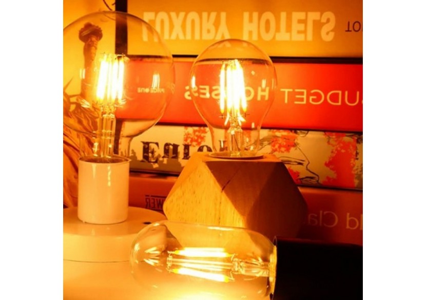 Ampoule LED E27 6W G125 Filament "Vintage Gold" - BFD1-G125E27-G - Barcelona LED Ampoule LED E27 6W G125 Filament "Vintage Gold" - BFD1-G125E27-G - Barcelona LED