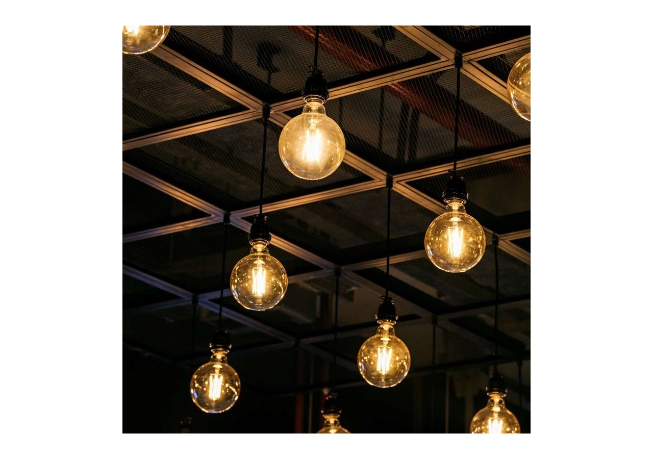 Ampoule LED E27 6W G125 Filament "Vintage Gold" - BFD1-G125E27-G - Barcelona LED