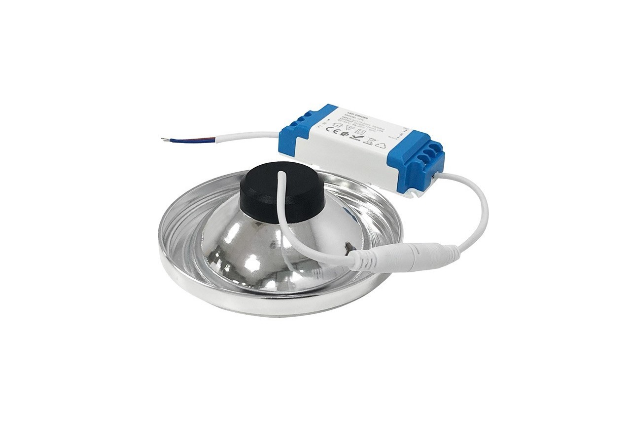 Ampoule LED AR111 12W Dimmable avec Driver Externe Angle de 12 degrés . - B1009-D-BC - Barcelona LED