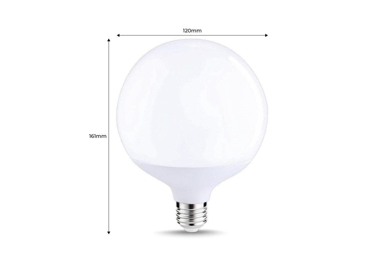 Ampoule LED E27 20W Globe G120 - B1354-4-BN - Barcelona LED