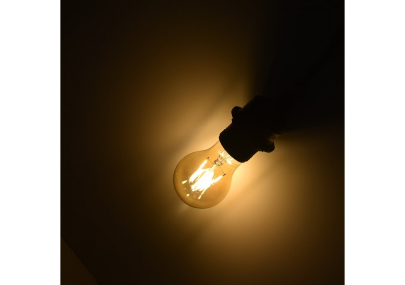 Ampoule LED E27 vintage gold à filament-4W 2200K - V100-A60 - Barcelona LED