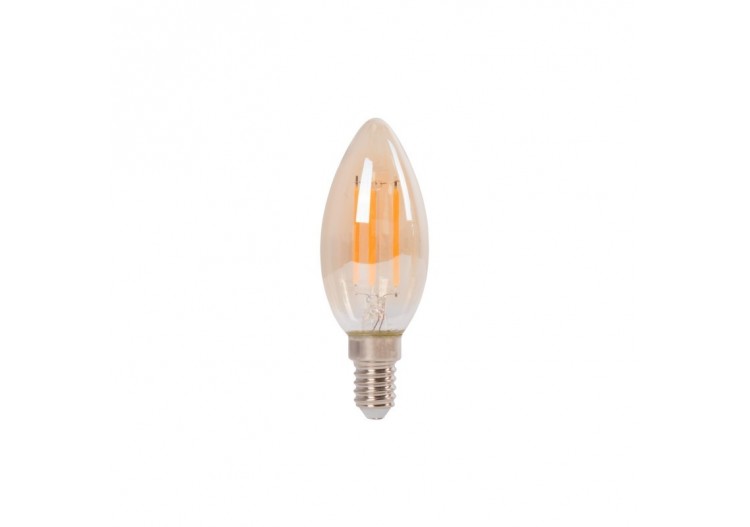 Ampoule à filament LED Bougie E14 C35-4W-Vintage-2200K - BFD1-C35E14-BC - Barcelona LED