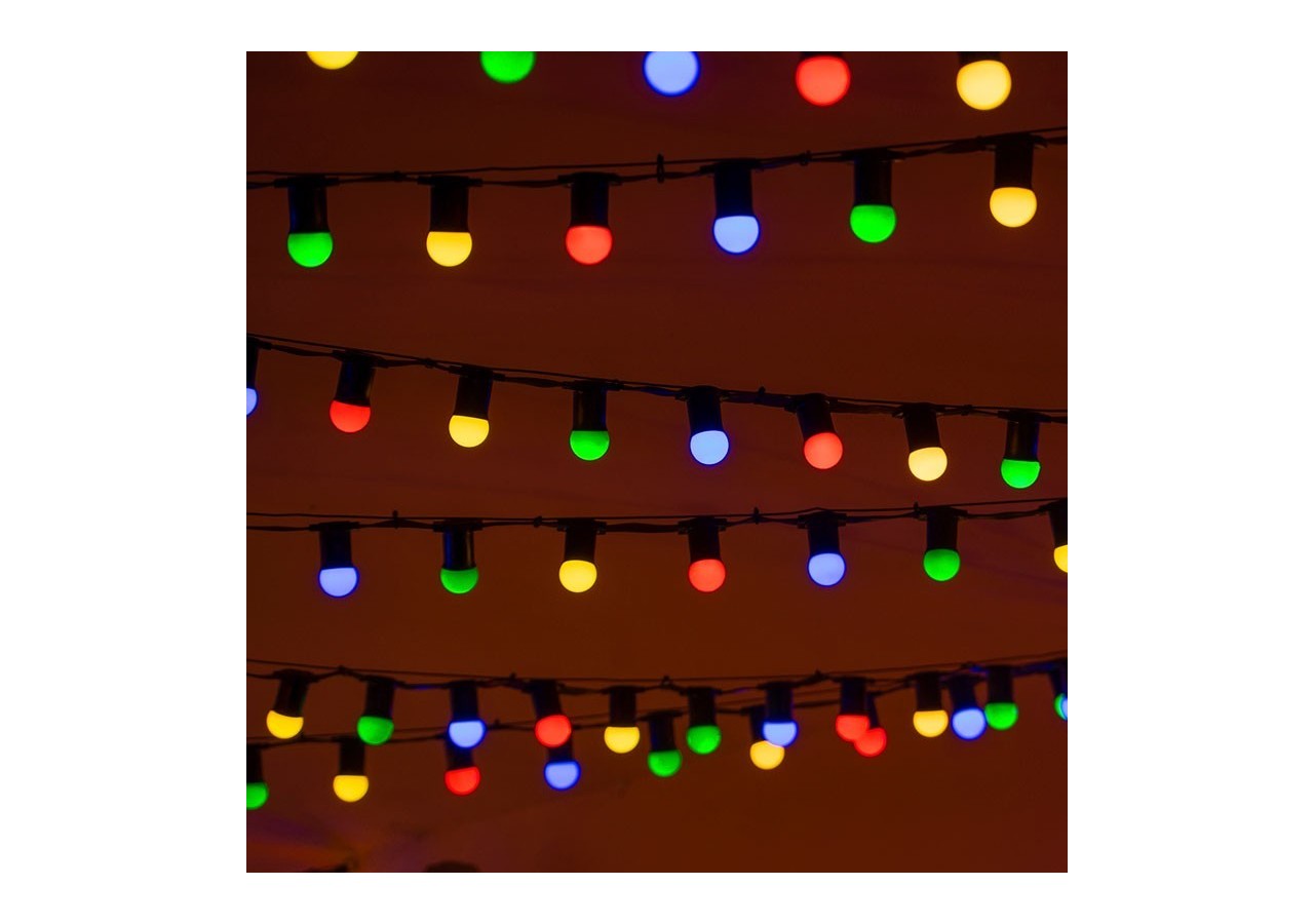 Ampoule LED E27 1W G45 Couleurs - B1312-E27-AZ - Barcelona LED