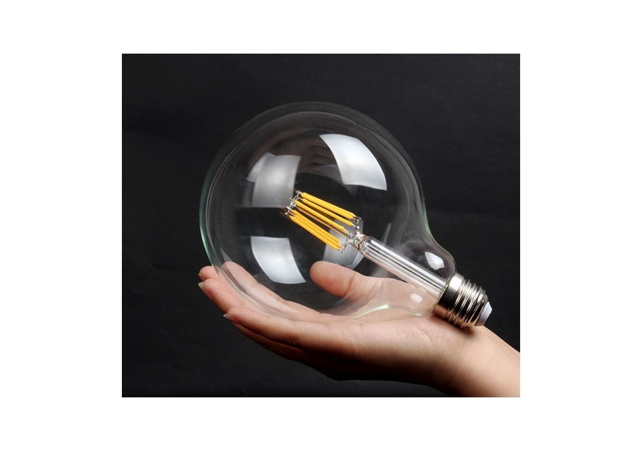 Ampoule LED Globe à Filament E27 G125 8W 800lm - BF1-G125E27-BC - Barcelona LED