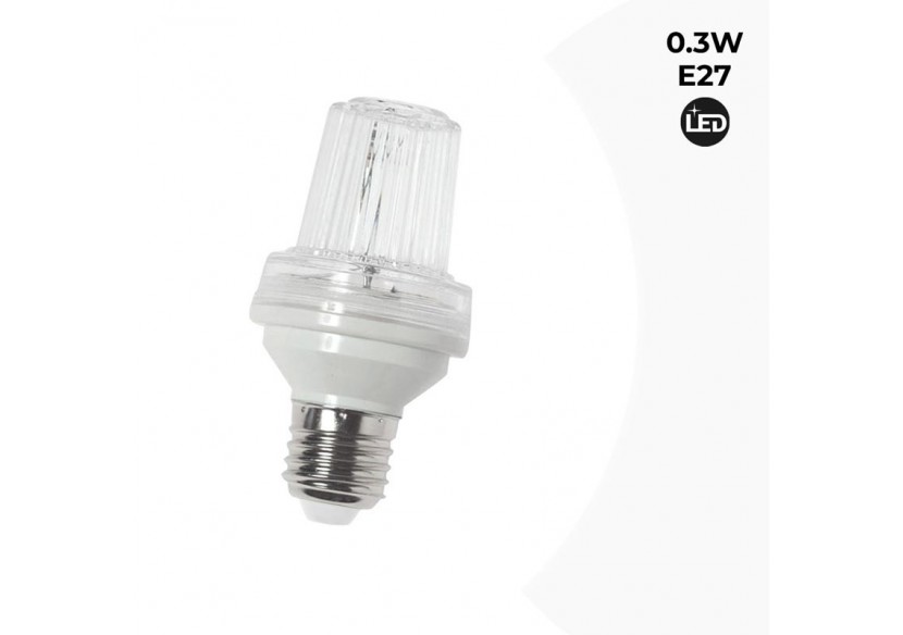Ampoule LED E27 0.3W Stroboscopique IP44 - B1321 - Barcelona LED