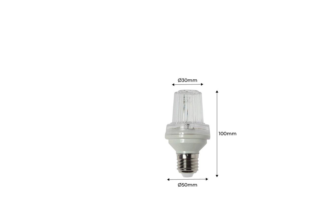 Ampoule LED E27 0.3W Stroboscopique IP44 - B1321 - Barcelona LED