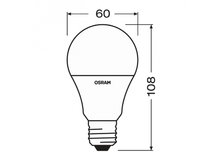 Ampoule LED E27 8.5 W A60 "Sensor Daylight" Osram - O303485 - Barcelona LED 2