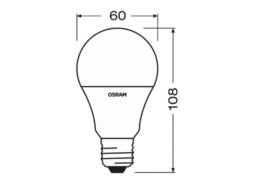 Ampoule LED E27 8.5 W A60 "Sensor Daylight" Osram - O303485 - Barcelona LED