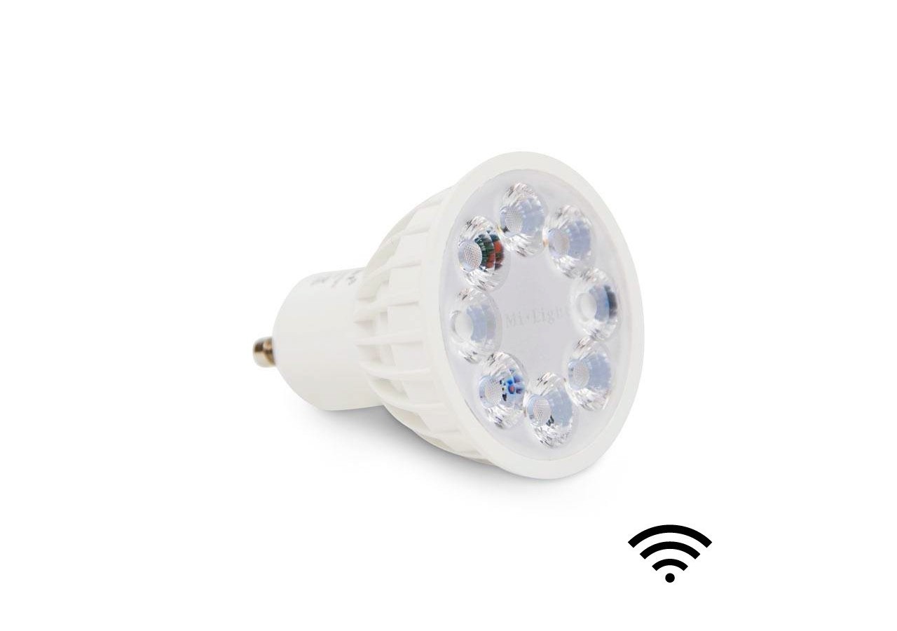 Ampoule LED GU10 4W RGB+CTT RF / Wifi - FUT103 - Barcelona LED
