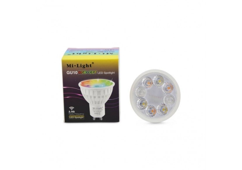 Ampoule LED GU10 4W RGB+CTT RF / Wifi - FUT103 - Barcelona LED