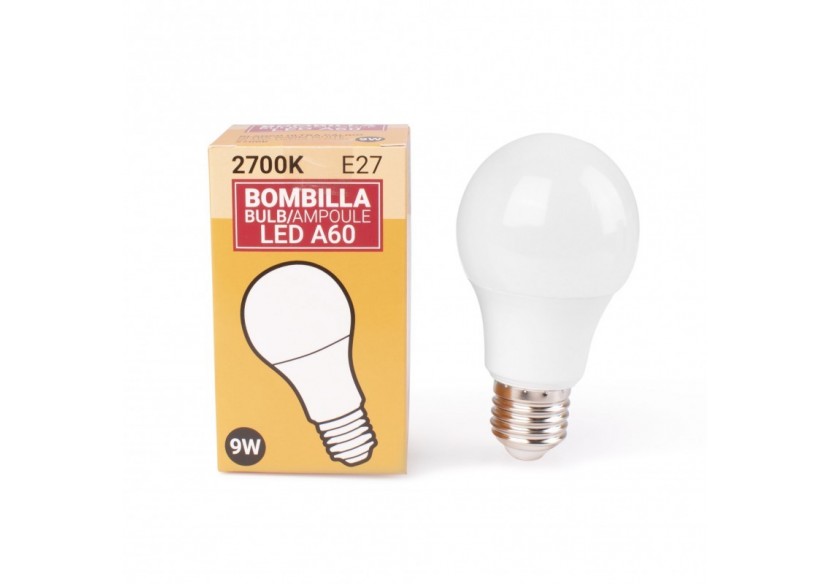Ampoule LED E27 A60-9W - BS1-A60E27-2700 - Barcelona LED Ampoule LED E27 A60-9W - BS1-A60E27-2700 - Barcelona LED