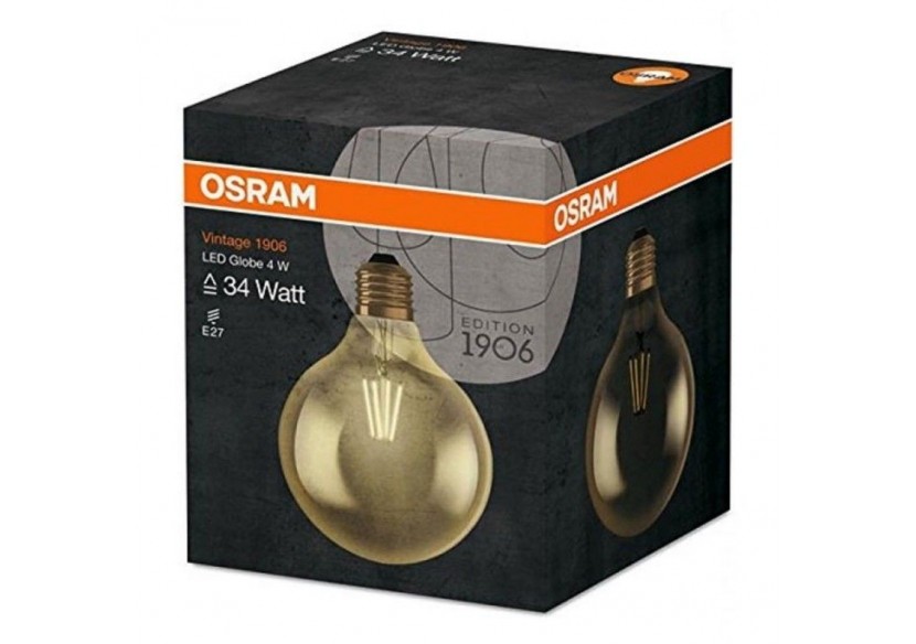 Ampoule LED E27 6,5W Filament dimmable "1906" Osram - O808997 - Barcelona LED Ampoule LED E27 6,5W Filament dimmable "1906" Osram - O808997 - Barcelona LED