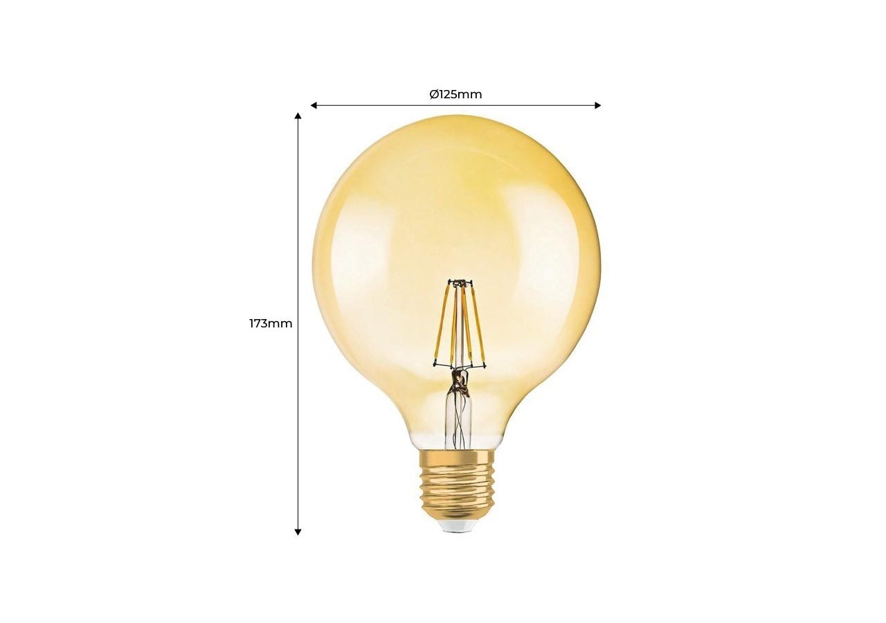 Ampoule LED E27 6,5W Filament dimmable "1906" Osram - O808997 - Barcelona LED