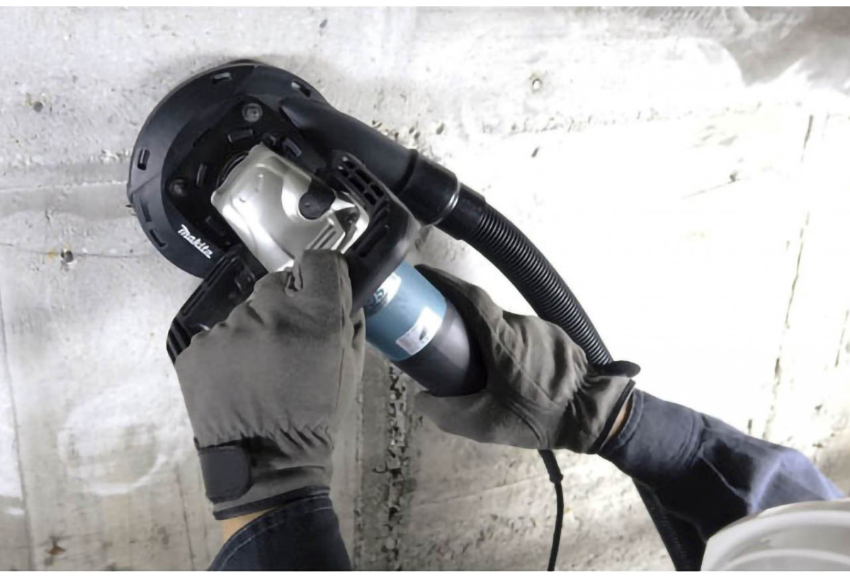 Surfaceuse à béton spéciale mur et plafonds Ø 125 mm - Makita : Confort'Mat