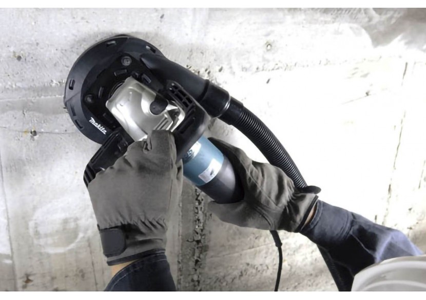 Surfaceuse à béton spéciale mur et plafonds Ø 125 mm - Makita : Confort'Mat