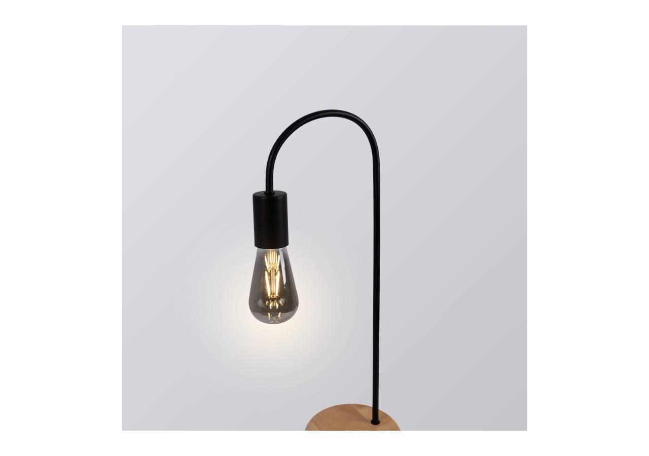 Ampoule LED décorative à filament E27 ST64"Smoky"-verre fumé-4W-3000K - BFD1-ST64E27-AHUM - Barcelona LED