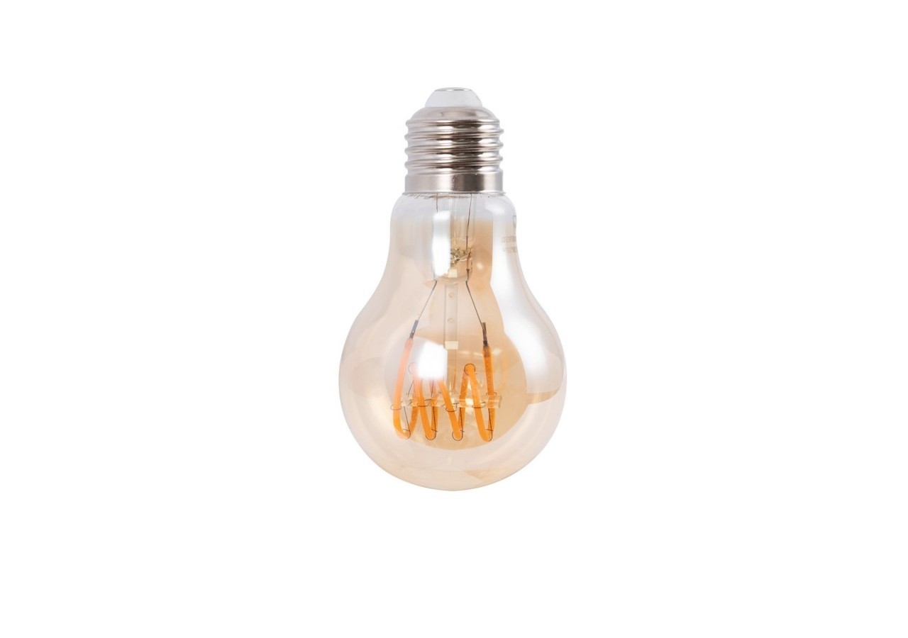 Ampoule LED vintage à filament en spirale-E27 A60-Dimmable 4W-2200K - BFD1-A60E27-ESPIRAL - Barcelona LED