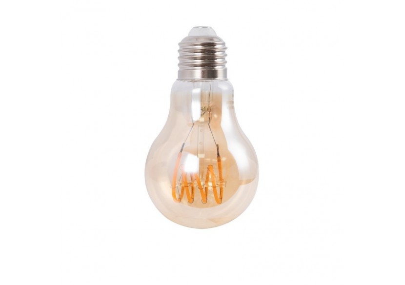 Ampoule LED vintage à filament en spirale-E27 A60-Dimmable 4W-2200K - BFD1-A60E27-ESPIRAL - Barcelona LED