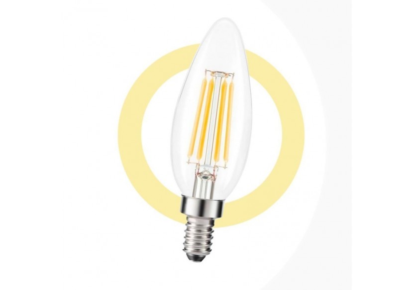 Ampoule LED E14 5W Filament "Clear" - BF1-C35E14-BC - Barcelona LED