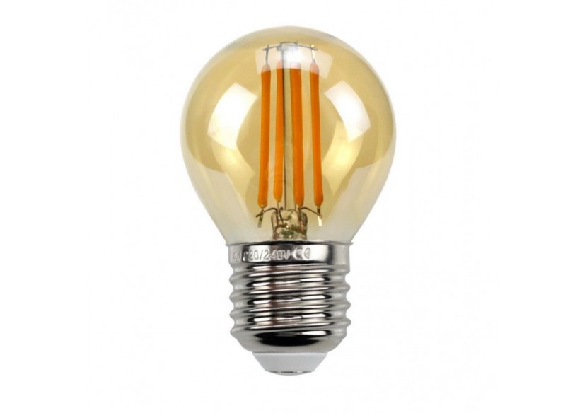 Ampoule LED 4W E27 G45 Filament rétro - BFD1-G45E27-AMB - Barcelona LED Ampoule LED 4W E27 G45 Filament rétro - BFD1-G45E27-AMB - Barcelona LED